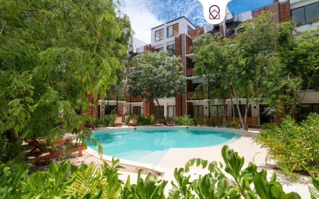 Apt with Private Rooftop Tulum 2 BR