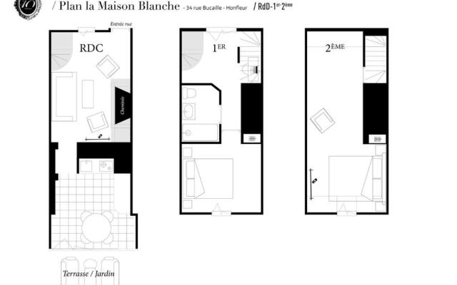 La Maison Blanche du 10Honfleur