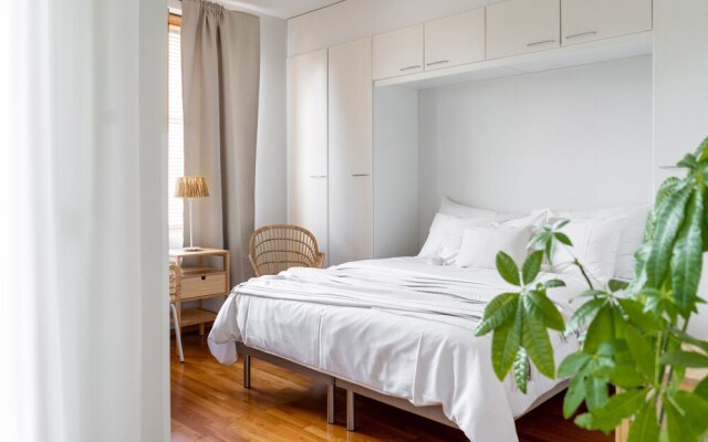 1br apartment with terrace and sauna