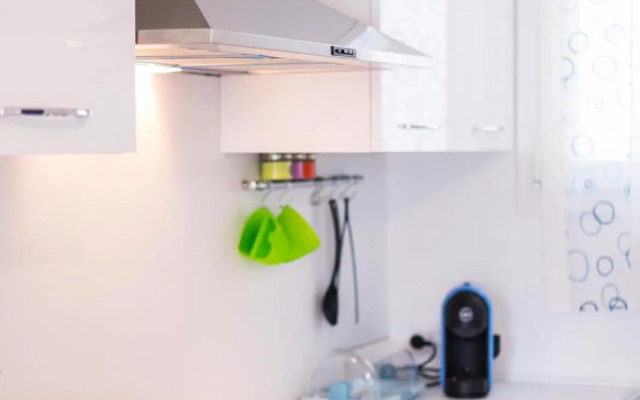 Apartment window on the sea