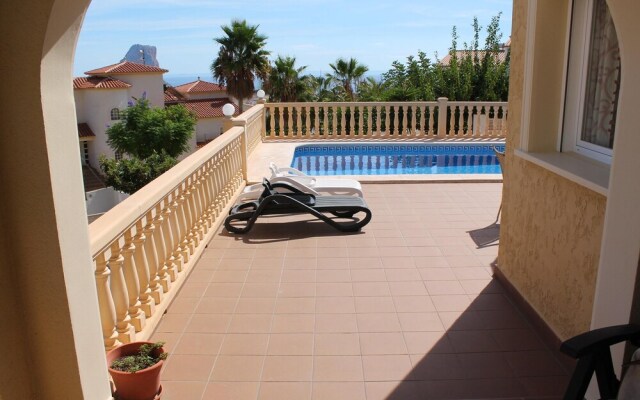 Villa with 4 Bedrooms in Calp, with Wonderful Sea View, Private Pool And Furnished Garden - 3 Km From the Beach