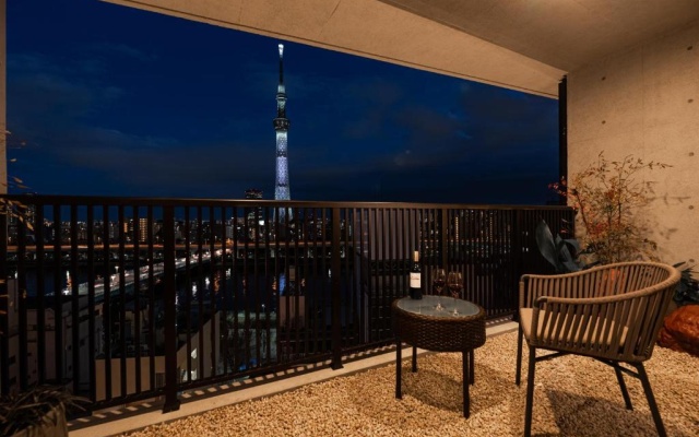 Japanese-Style Corner Twin Suite Sky Tree View (트윈 침대 2개) 사진 4