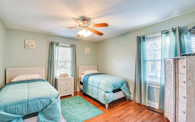 Waterfront Home w/ Dock & Yard in Hampton!