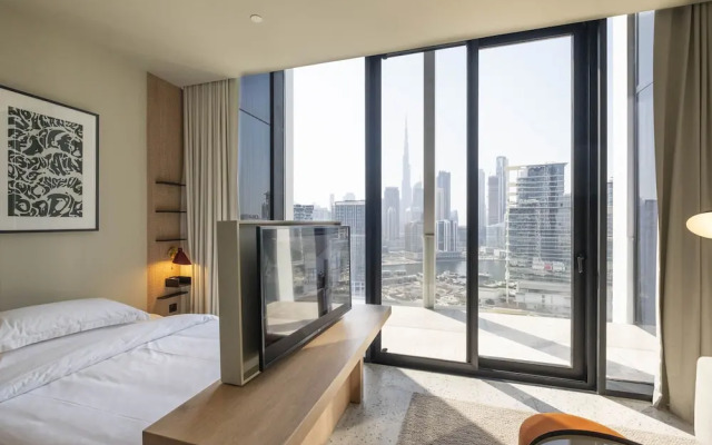 Executive Studio With Burj View at Upside Living
