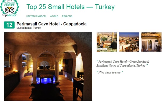 Perimasali Cave Hotel - Cappadocia