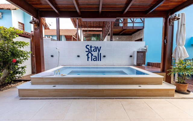 Casa com 4Suítes, churrasq+Piscina privativa-SH014