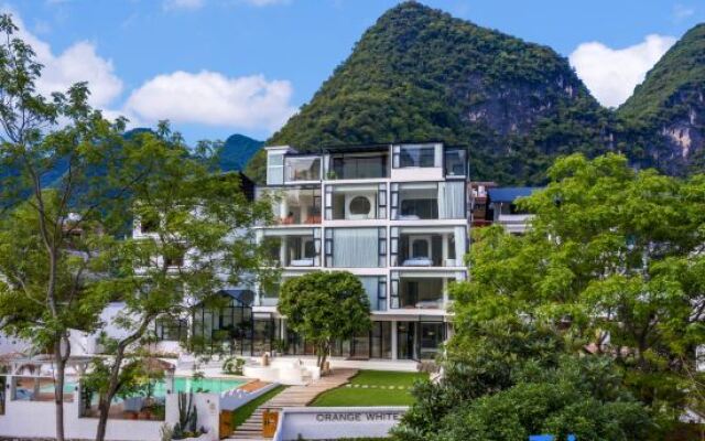 Orange white Vacation Homestay