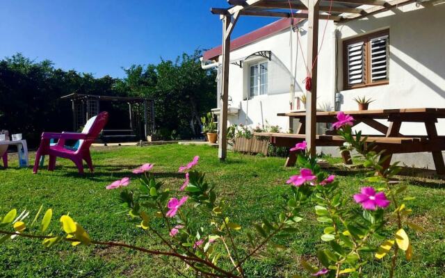 House with 2 Bedrooms in Le François, with Wonderful Sea View, Furnished Garden And Wifi - 8 Km From the Beach