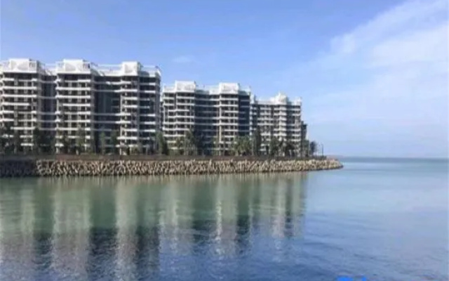 Ocean flower island Agean sea hotel