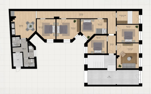 Noble - Fantastic 5-bdr Apt in the Capital