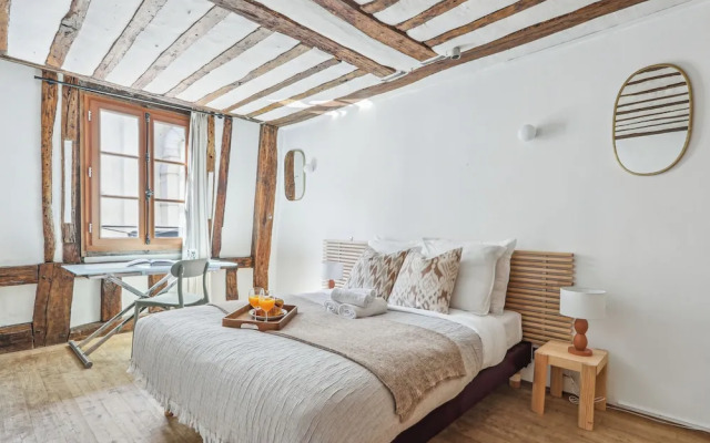 Stylish 1BR - Walkable to Opera & Louvre