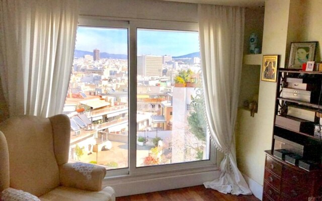 Apartment With 2 Bedrooms in Athina, With Wonderful City View, Private