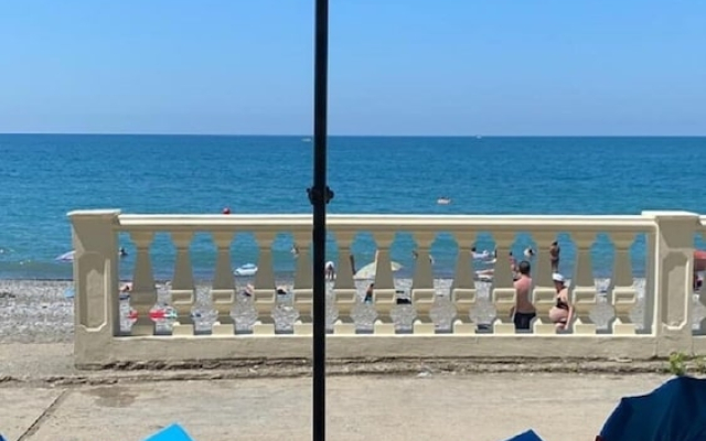 Sea outside window