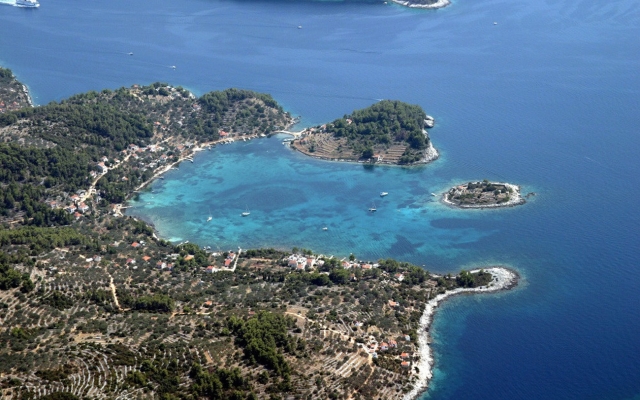 Holiday house Gradina 1 - private pool: Cove Gradina (Vela Luka), Island Korcula