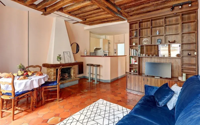 Modern 1BR near Centre Pompidou