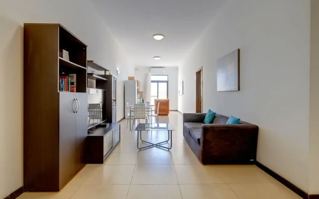 Modern 2 Bedroom Maisonette in Central Sliema