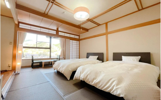 Nagano hirugami hot spring Refresh in Hirugami-no-mori