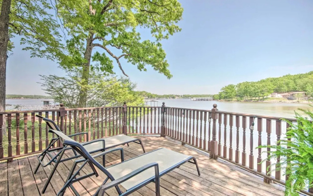 Private Dock: Home on Lake of the Ozarks