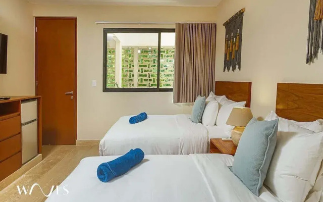 2 Br. Roof W/infinity Pool + Jacuzzi Spacious