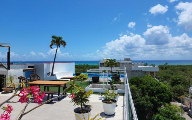 Ocean and city view rooftop, apartment 2BR 303