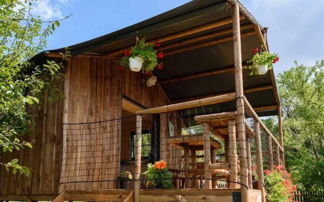 Camping Vieux Vallon Cabane Ardechoise