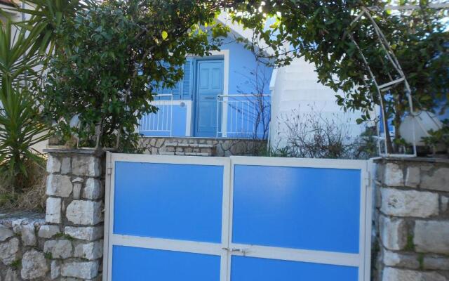 Blue White House