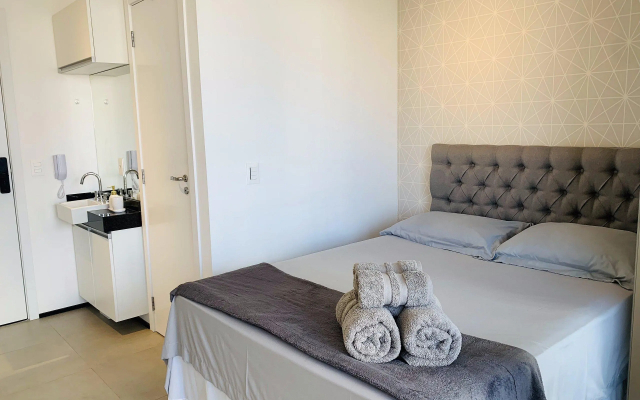 Studio Lindo a 3 min da Av Paulista Próximo ao Metrô e Shoppings com Piscina na Cobertura - VN 03 - Hotel in São Paulo - Photo 3
