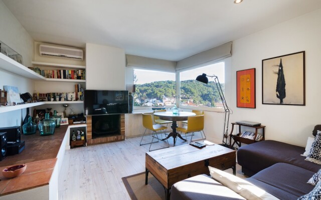 Bohemian villa con piscina privada en Playa Tamariu