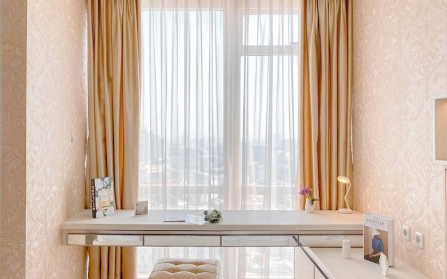 Peaceful Beige Studio At Menteng Park Apartment – Guest Rooms – Jakarta