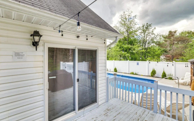 Game Room + Fire Pit: Poconos Family Getaway
