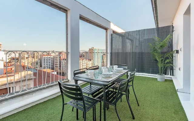Exclusive Penthouse Near Jovellanos Theatre Jovellanos Terrace