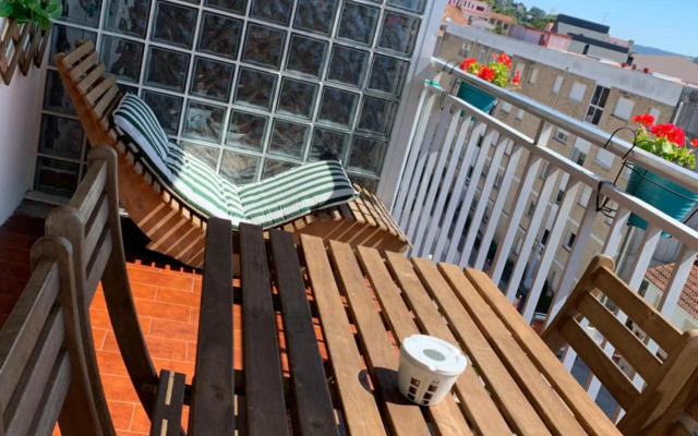 Apartamento con piscina en el centro de Sanxenxo