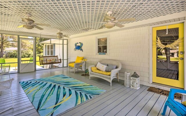 Waterfront Reedville Home w/ Private Dock!