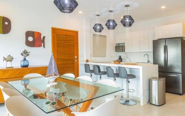 Penthouse-3 recamaras-frente playa-Rooftop-Jacuzzi