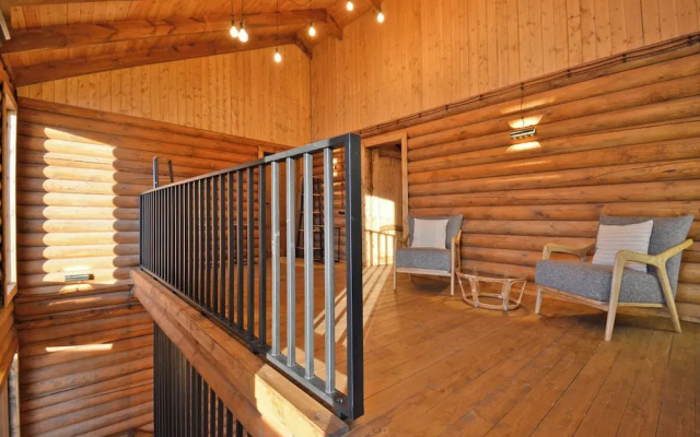Wooden Villa with pool and sauna