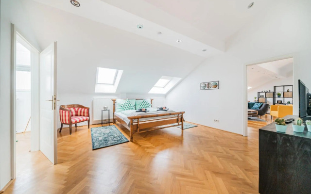 Penthouse apartment - Sauna - Terrasse - Kamin - AC