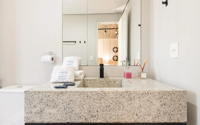 Easy Star - Flat Sofisticado no Jardins - WT02G