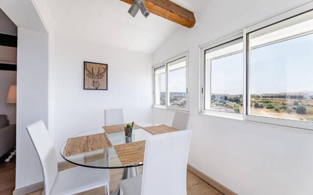 Appartement cosy Verduron vue mer panoramique