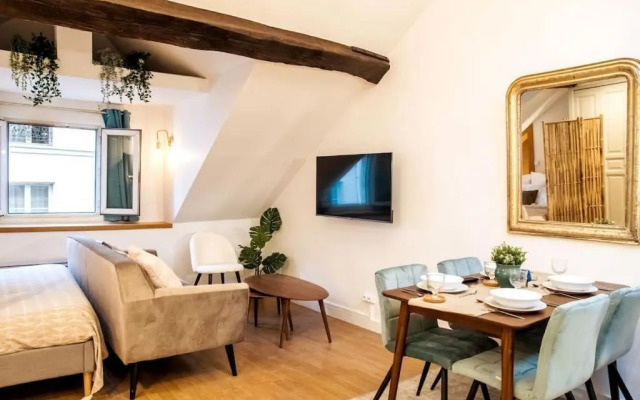 Spacious studio in Paris Hyper Center - Smart TV & WIFI - 4P