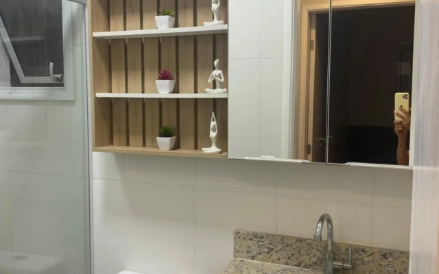 Apartamento em Bertioga com varanda gourmet