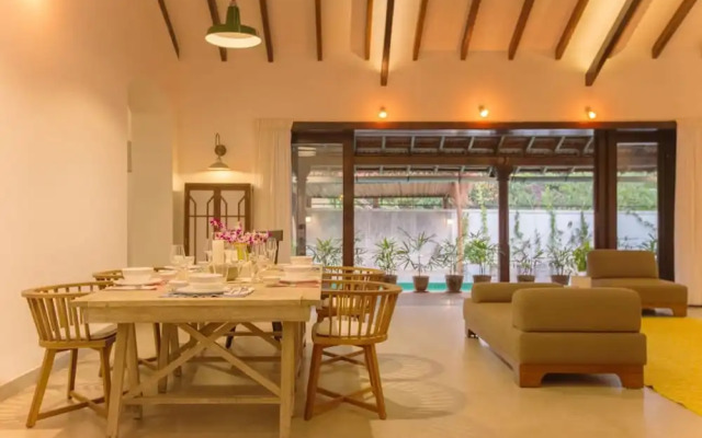 Salt by Hireavilla - 4BR w Heated Pool in Siolim