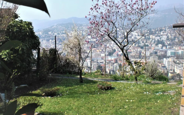 Lugano Lake and City Panorama