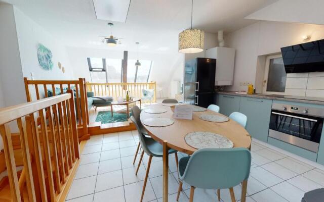 Duplex des Dominicains - 1 Parking GRATUIT - Hypercentre 6 personnes