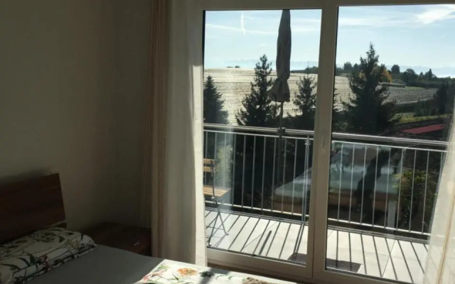 Moderne Wohnung mit Bergsicht
