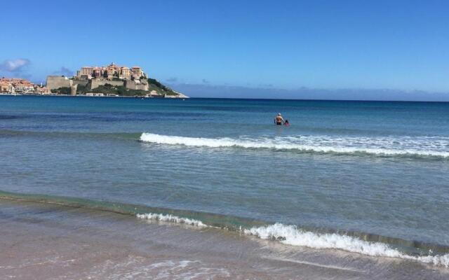 T2 neuf bord de plage - terrasse - CALVI