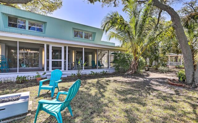 Tropical Waterfront Home: Central Location!