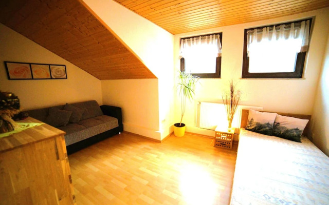 Ferienwohnung im Wald mit Kamin