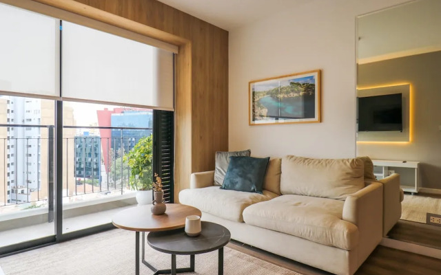 w Comfortable 1BR w Modern Balcony in San Isidro