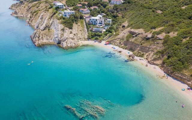 A White Cliffside Studio
