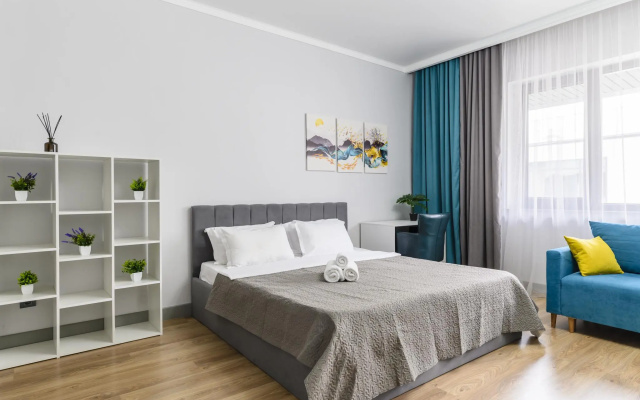 Almaty Apartments (Алматы Апартментс) в микрорайоне Самал-3